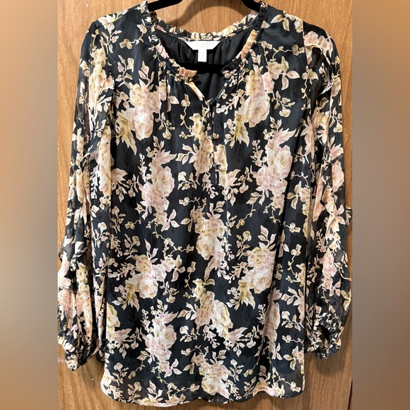 LC Lauren Conrad Tops - Lauren Conrad Woman’s Blouse Lined Size 1X Casual Business Church Trendy !